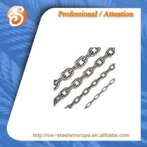 DIN 5685 سلسلة ربط غير القابل للصدأ
